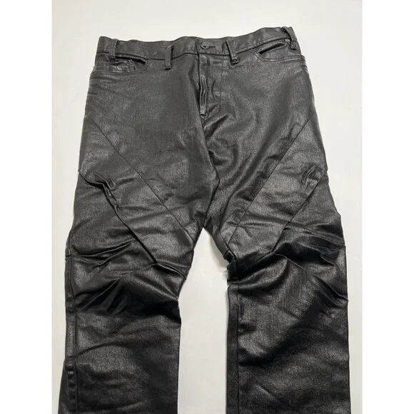 JULIUS Anima Mylar Slim Jeans Style 897PAM8 in Black